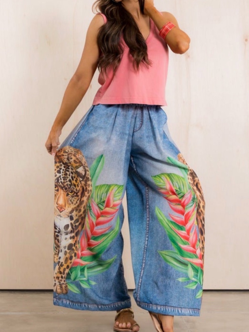 Cheetah Printed Leisure Pant